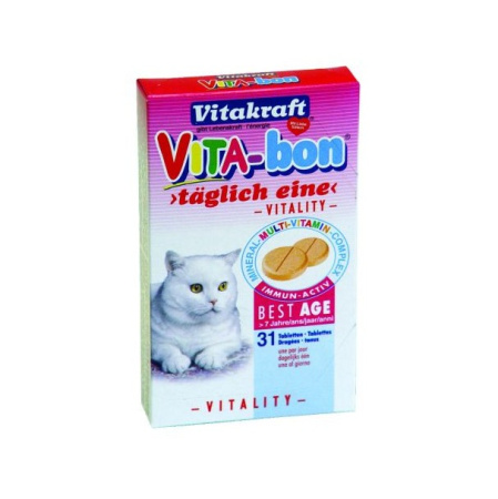 фото Витамины для кошек Vita-Bon Immun Activ Cat 31табл. фото Витамины для кошек Vita-Bon Immun Activ Cat 31табл.