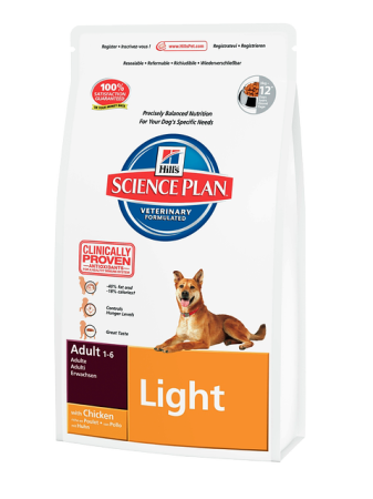 фото Сухой корм для собак HILL`S SP Can Adult Light Облегченный Курица фото Сухой корм для собак HILL`S SP Can Adult Light Облегченный Курица