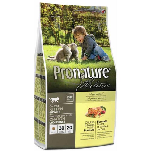 купить Pronature Holistic Cухой корм для котят  с курицей и бататом
