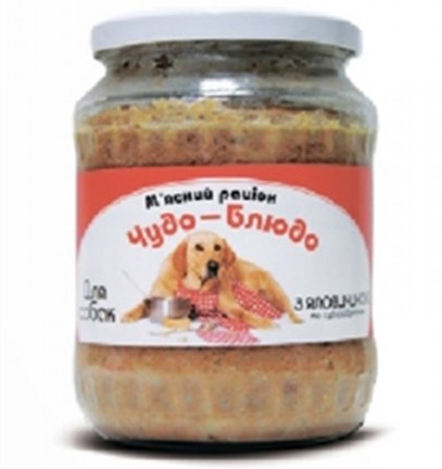 купить Консервы для собак Чудо-Блюдо (стекло) говядина