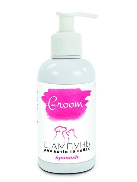 купить Шампунь для собак и котов с экстрактом прополиса Природа GROOM