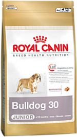 купить Сухой корм для щенков породы Бульдог  BULLDOG JUNIOR