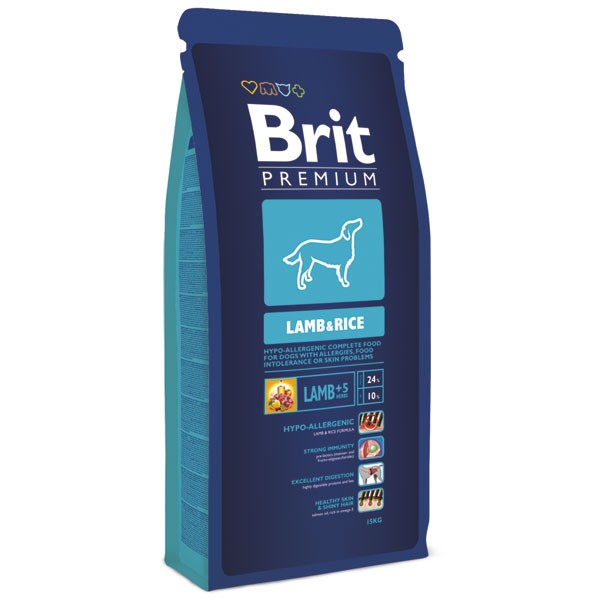 Сухой корм д/собак Brit Premium Lamb&Rice