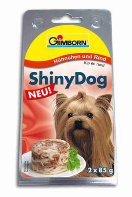 Gimpet ShinyDog консерва д/собак курица с ягненком в желе