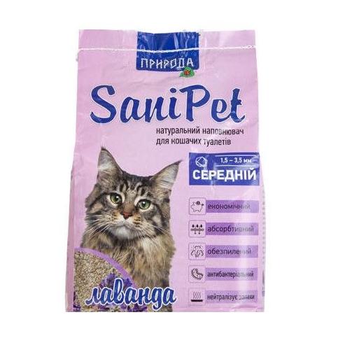 купить Наполнитель бентонитовый SaniPet с лавандой