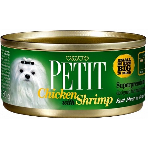 купить Влажный корм Brit Petit курица и креветки для собак