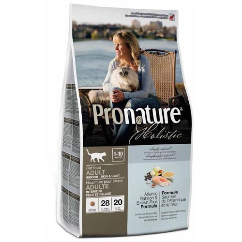 купить Pronature Holistic Сухой корм для котов  с атлантическим лососем и коричневым рисом