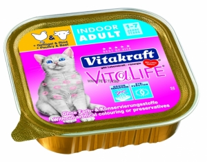 купить VitaLife консерва д/кошек с курицей и говядиной