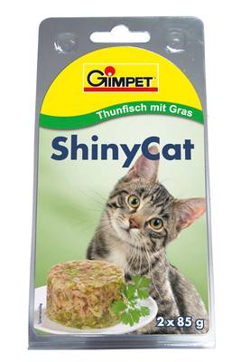 купить Консервы для кошек Gimpet (Джимпет Шайникэт) Тунец и трава в желе (2х85 гр)