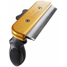 купить Furminator deLuxe БОЛЬШОЙ  инструмент для удаления линяющей шерсти собак и котов