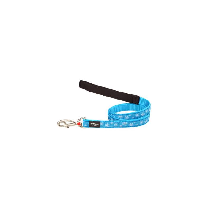 купить Поводок для собак RedDingo CR05041BBN 1,2*120 см Голубой со снежинками