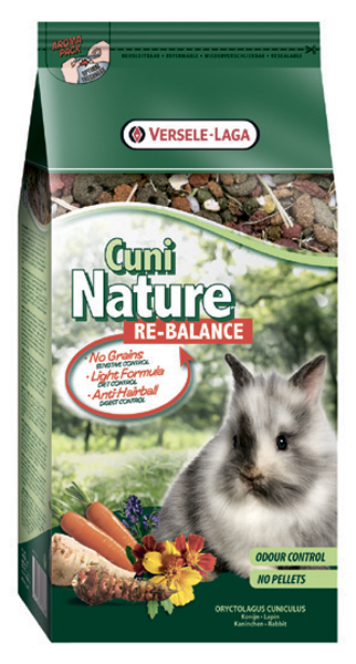 купить Облегченный корм для кроликов Versele-Laga Nature КУНИ НАТЮР РЕ-БАЛАНС