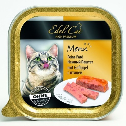 купить Паштет для кошек Edel Cat с птицей