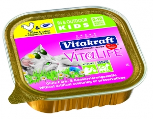 купить VitaLife консерва д/котят с курицей с печенью