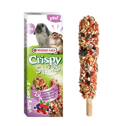 Лакомство для шиншилл и кроликов Versele-Laga Crispy Sticks ЛЕСНЫЕ ФРУКТЫ 55г