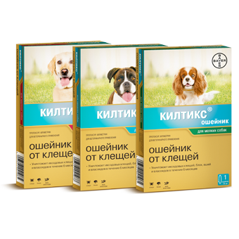 купить Ошейник Килтикс для собак от блох и клещей (Bayer)