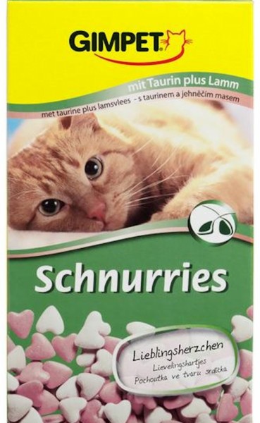 Витамины для кошек в виде сердечек Schnurries