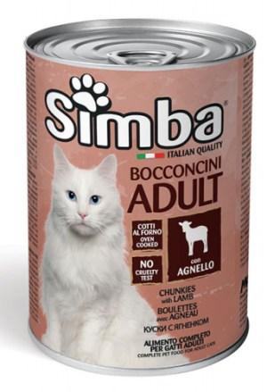 Консерва для котов Simba с ягненком 415 гр