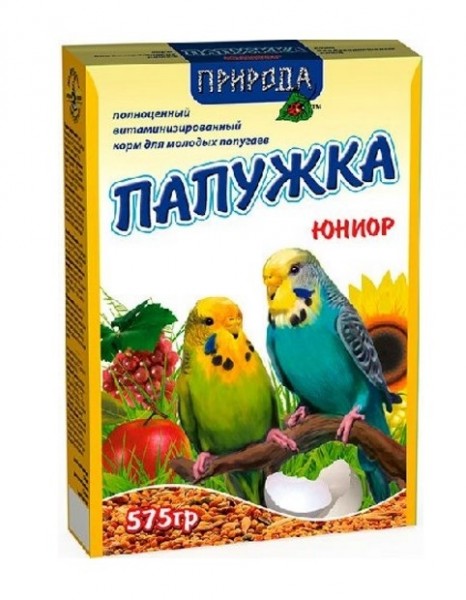купить Корм Папужка Юниор для волнистых попугаев Природа