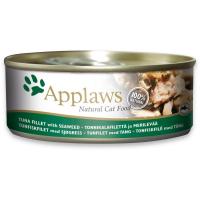 купить Консервы для кошек Applaws Tuna Fillet & Seaweed in Broth Филе Тунца с Водорослями в Бульоне 156 гр купить Консервы для кошек Applaws Tuna Fillet & Seaweed in Broth Филе Тунца с Водорослями в Бульоне 156 гр