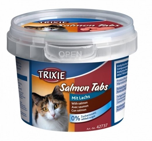 купить Витамины для кошек Trixiе Salmon Tabs с лососем