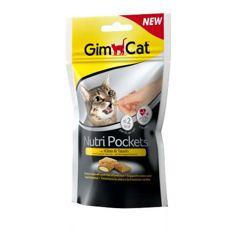 купить Деликатесы GimCat Nutri Pockets с сыром и таурином
