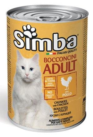 Консерва для котов Simba с курицей 415 гр