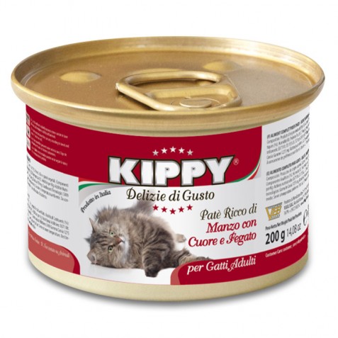 купить Консервы KIPPY говядина, сердце и печень для кошек
