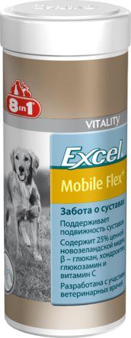купить Кормовая добавка для собак с глюкозамином 8in1 Vitality Excel Mobile Flex+