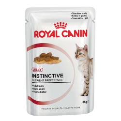 купить Консервы (влажный корм) для привередливых кошек Royal Canin Instinctive in jelly (кусочки в желе) 85г