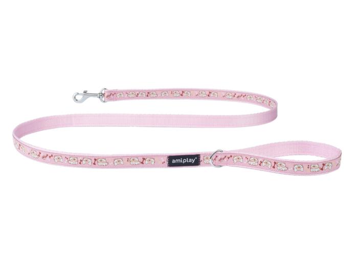 купить Поводок Ami Play Wink M 140/1,5cm Розовый