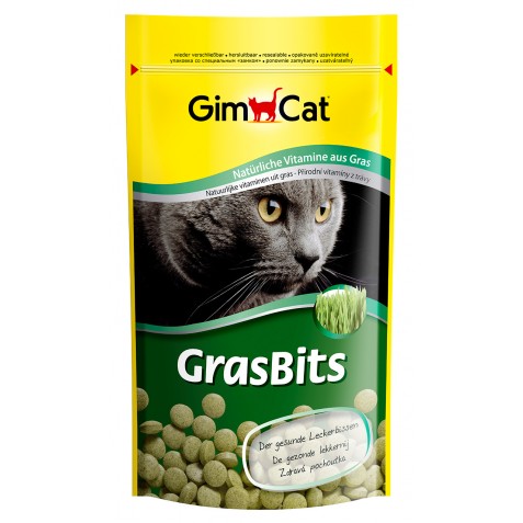 Витамины для кошек Gimpet GrasBits с травой
