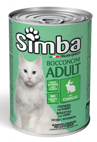 Консерва для котов Simba с кроликом 415 гр