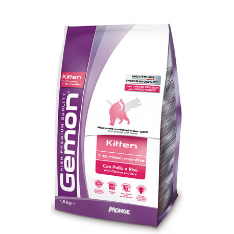 купить Сухой корм Gemon Kitten курица с рисом для котят 0,400 гр