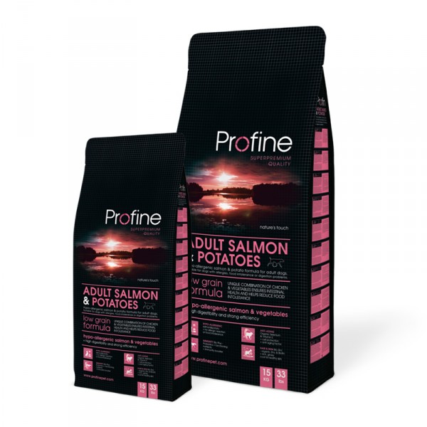 купить Гипоаллергенный корм для взрослых собак Profine Adult Salmon, лосось и картофель