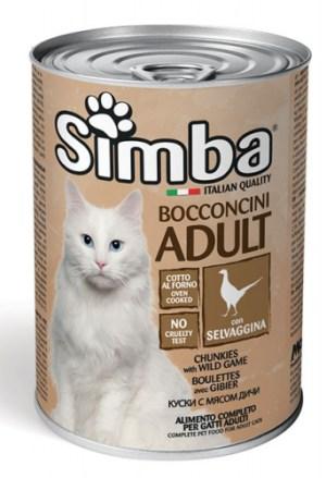 Консерва для котов Simba с дичью 415 гр