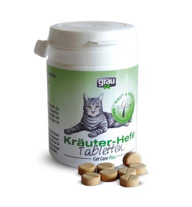 купить Таблетки с травяными дрожжами Grau Cat Care Plus Krauter-Hefe-Tabletten 75 шт