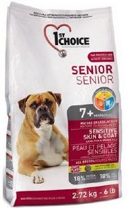 Сухой корм для собак старше 7лет Senior All breed ягненок и рыба