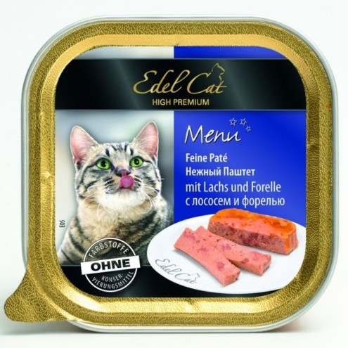 купить Паштет для кошек Edel Cat лосось и форель