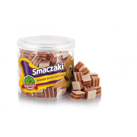 Лакомства для собак Smaczaki  Двойной бекон из курицы 70 гр ( LS-1002)