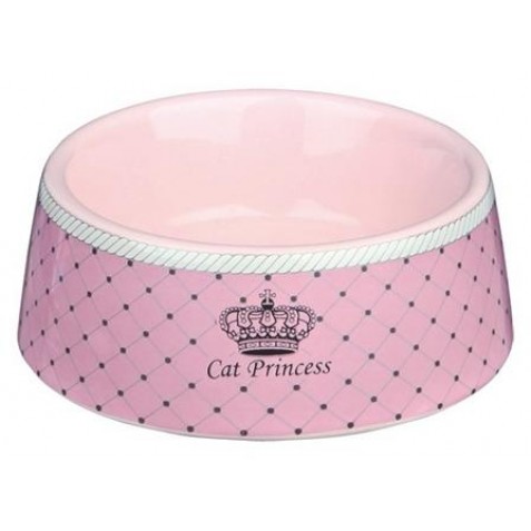 купить Миска Trixie Cat Princess для кошки розовая