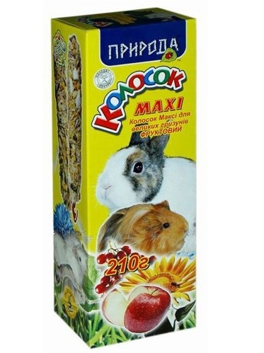 купить Колосок МАКСИ для грызунов фруктовый