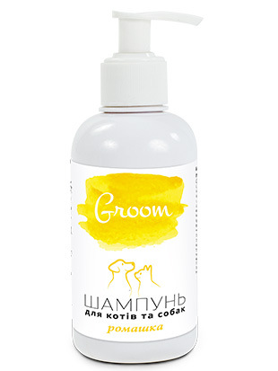 купить Шампунь для котов и собак с экстрактом ромашки Природа GROOM