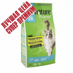 Сухой корм для взрослых котов Original СИФУД ДЕЛАЙТ с морепродуктами