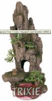 купить Декорация «Скала с пещерой и растениями»