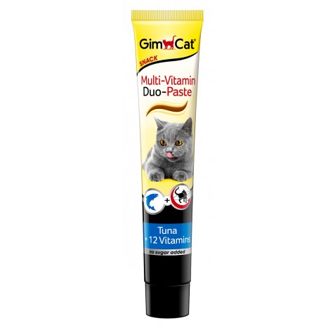 купить Паста мультивитаминная Gimpet Multi-Vitamin Duo Paste для кошек с тунцом