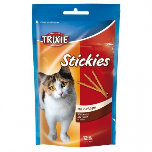 купить Лакомство-палочки Trixie Stickies для кошек с курицей