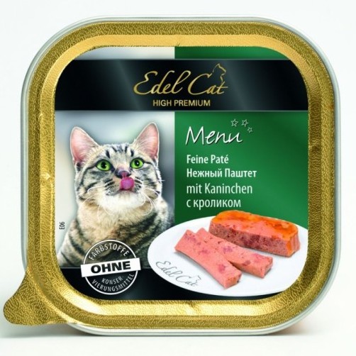 купить Паштет для кошек Edel Cat с кроликом