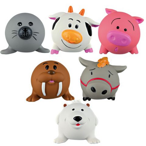 купить Игрушка круглая для собак Trixie Зверушки 6 см.
