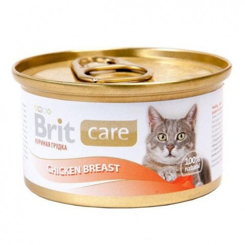 купить Консервы Brit Care для кошек куриная грудка